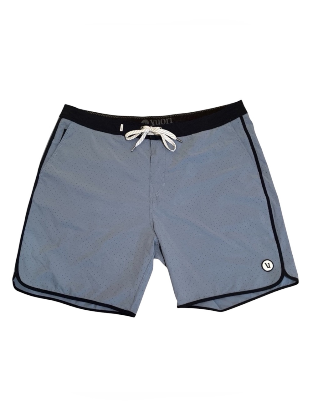 Vuori Cruise Board Short 7” Cloud Micro Dot Blue Size 38